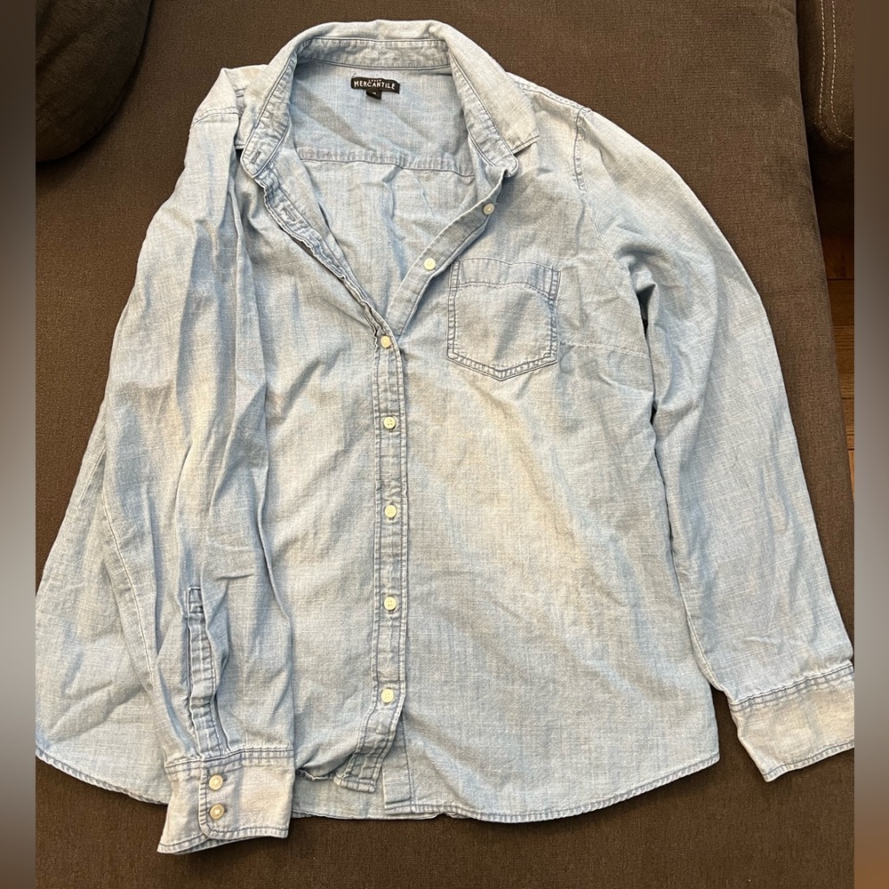 J. Crew denim button down